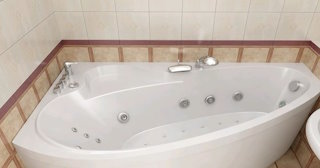Установка угловой ванны в Кулебаках - профессиональный монтаж от СантехДомКлб от 3166 рублей